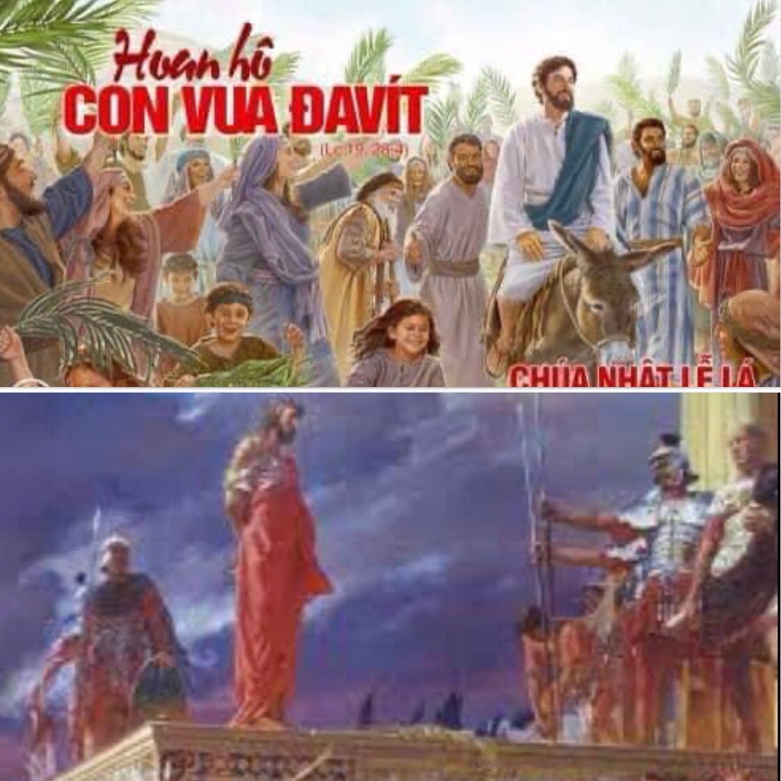 CHÚA GIÊSU TIẾN VÀO THÀNH